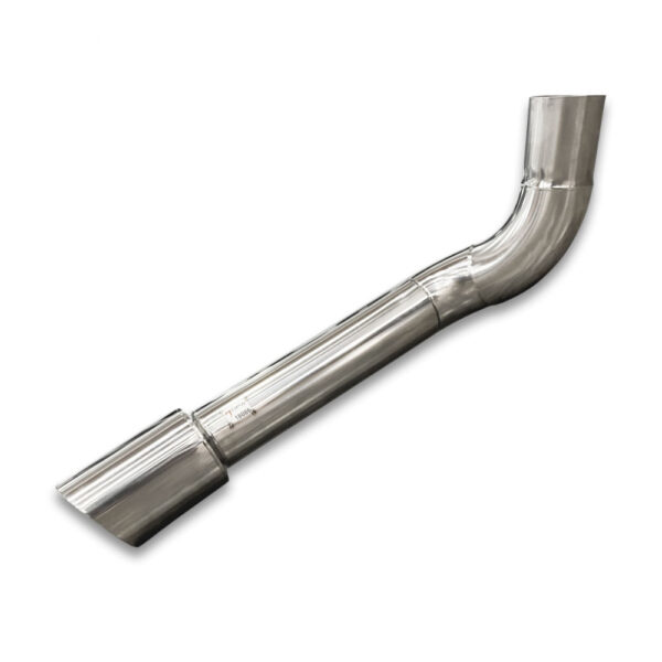 Ponteira em Aço Inox para Ford Ranger V6 2024 - Saída Lateral - Image 4