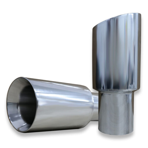 Ponteira de Escapamento Universal 3" para 4" Polegadas em Aço Inox - Upgrade Versátil e Durável