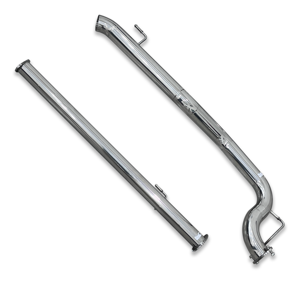 Parte final Catback Escapamento em Aço Inox para Toyota Hilux / SW4 2.8 (2016-2024): Ótima Sonoridade - Imagem 2