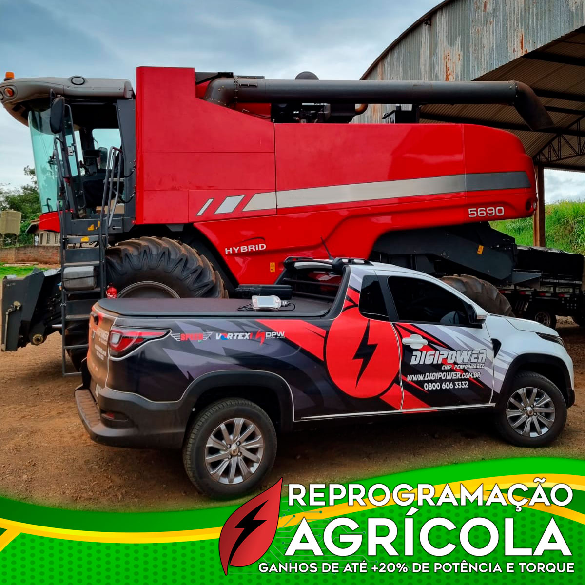 Reprogramação agrícola Digipower: Plantando tecnologia, colhendo resultados