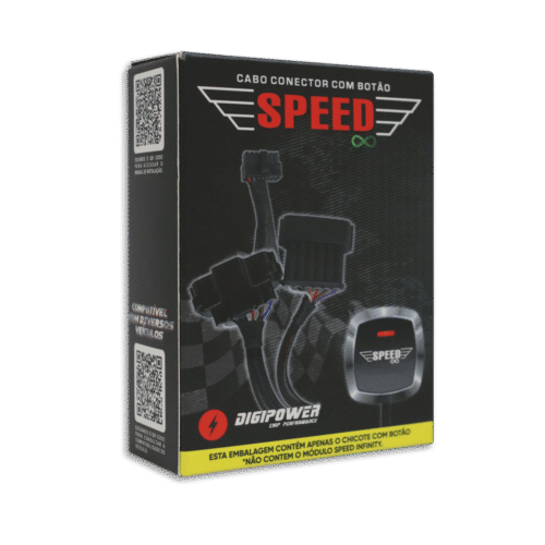Chicote completo com botão para Speed Infinity (sob encomenda)