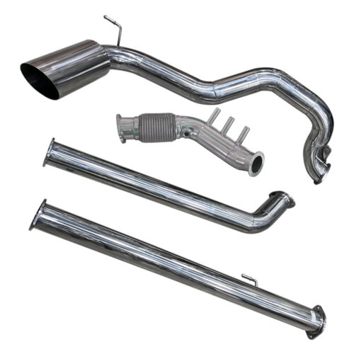 Escapamento Inox 4″ saída lateral com Downpipe Toyota Hilux 2.8 Diesel 2016 a 2024