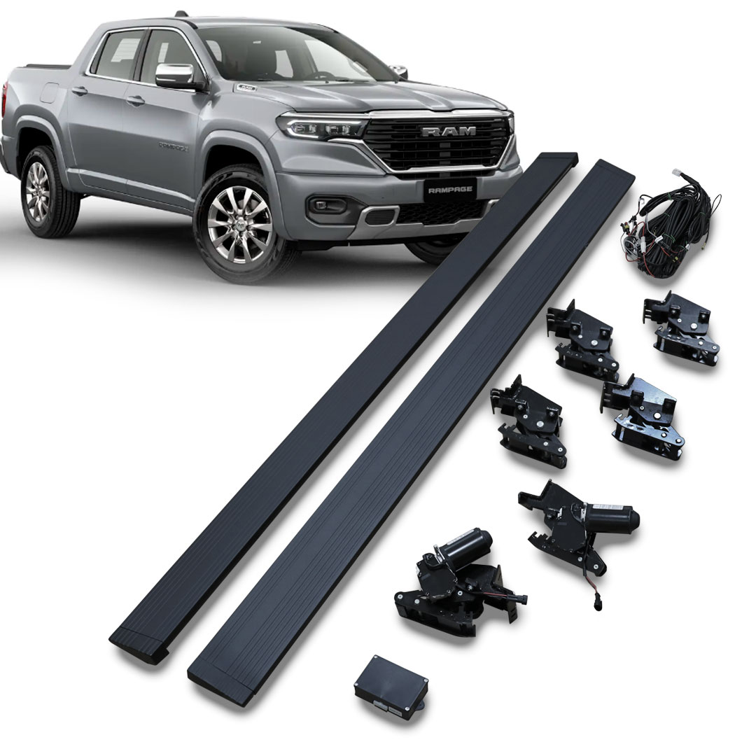 Estribo Elétrico Retrátil RAM Rampage 2023 a 2025 | Acionamento Automático | Digipower