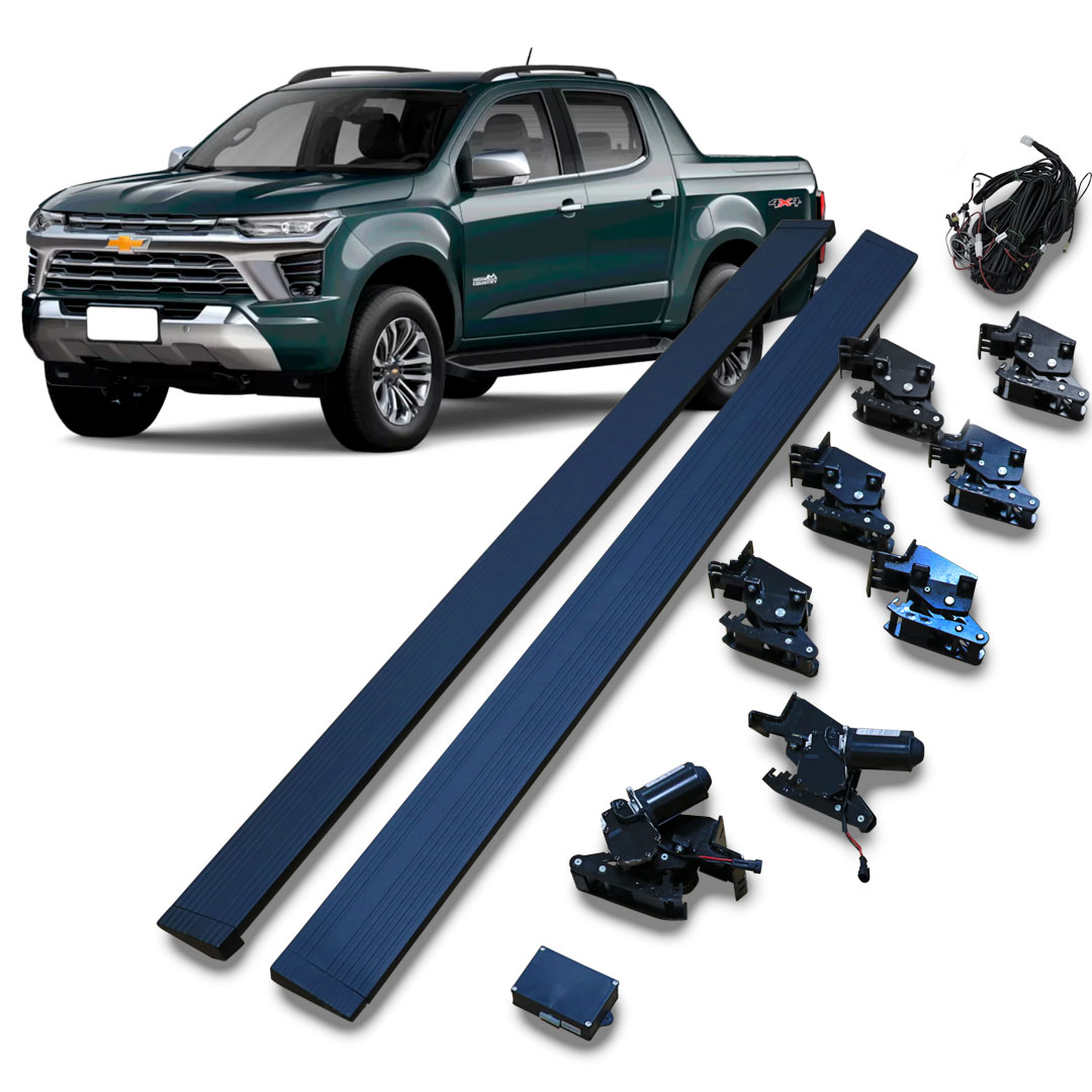Estribo Elétrico Retrátil Chevrolet S10 2012 a 2025 | Acionamento Automático | Digipower