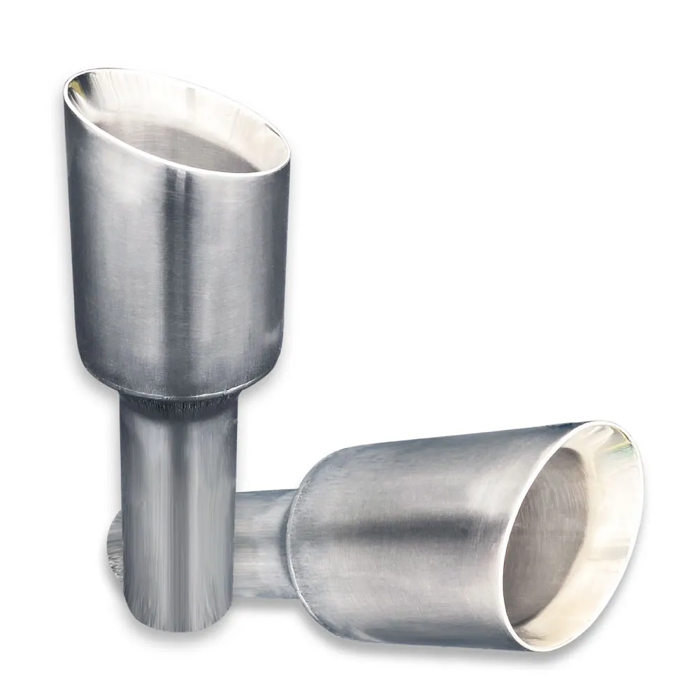 Ponteira de Escapamento Universal 2.5" a 4" Polegadas em Aço Inox - Adaptação Flexível e Design Moderno