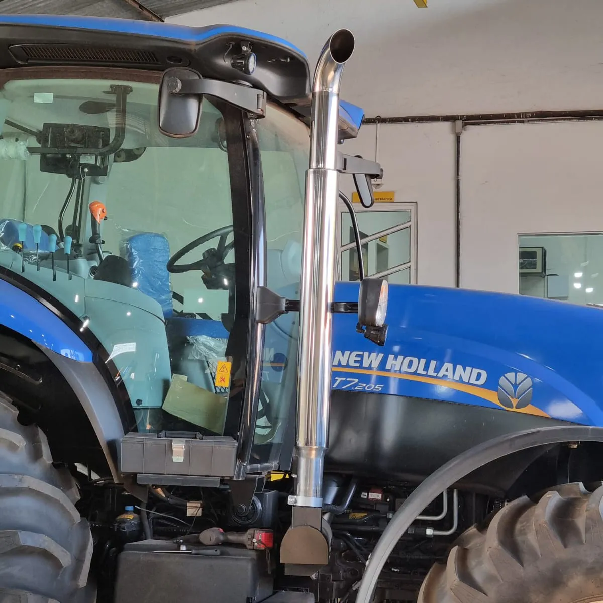 Escapamento Premium Trator New Holland T7 - Aço Inox - Imagem 5