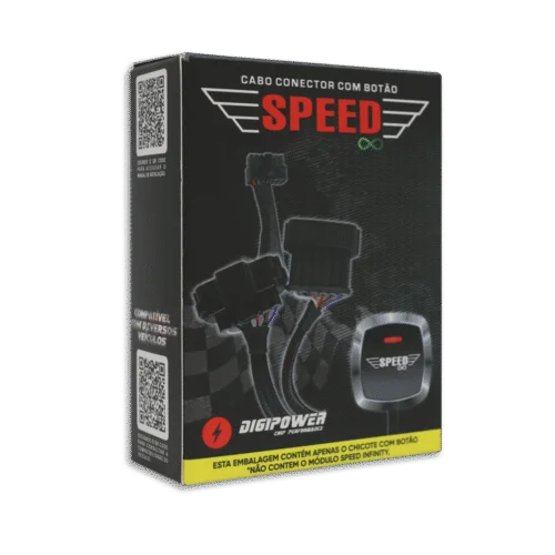 Chicote completo com botão para Speed Infinity (sob encomenda)